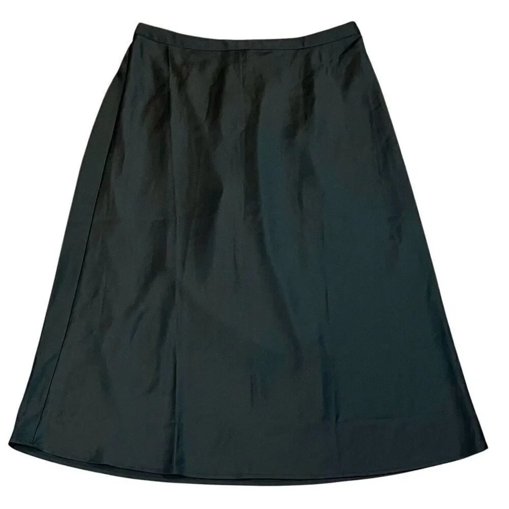 New! NWT J. Crew Women’s Full MIDI Black Skirt Medium